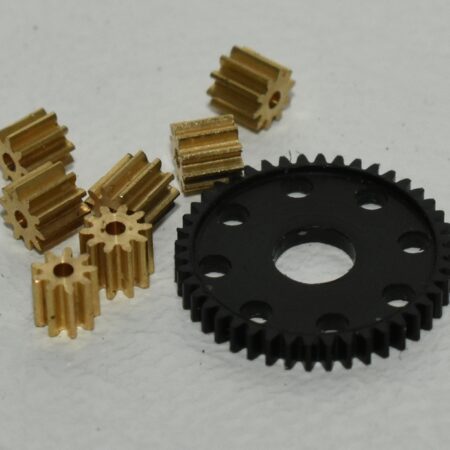 Pinions and gears for 1/43 chassis (Pastorky a převodová kola)